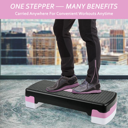 Aerobic Exercise Stepper Durable Non-Slip Adjustable Fitness Yoga Equipment