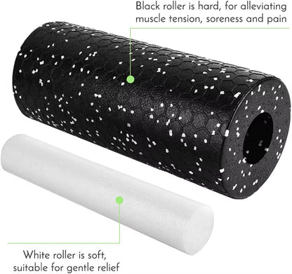 2 in 1 Hollow Column Foam Roller Set EPP Muscle Relieve Massage Roller Gym Fitness Equipment Sports Massage Rollers