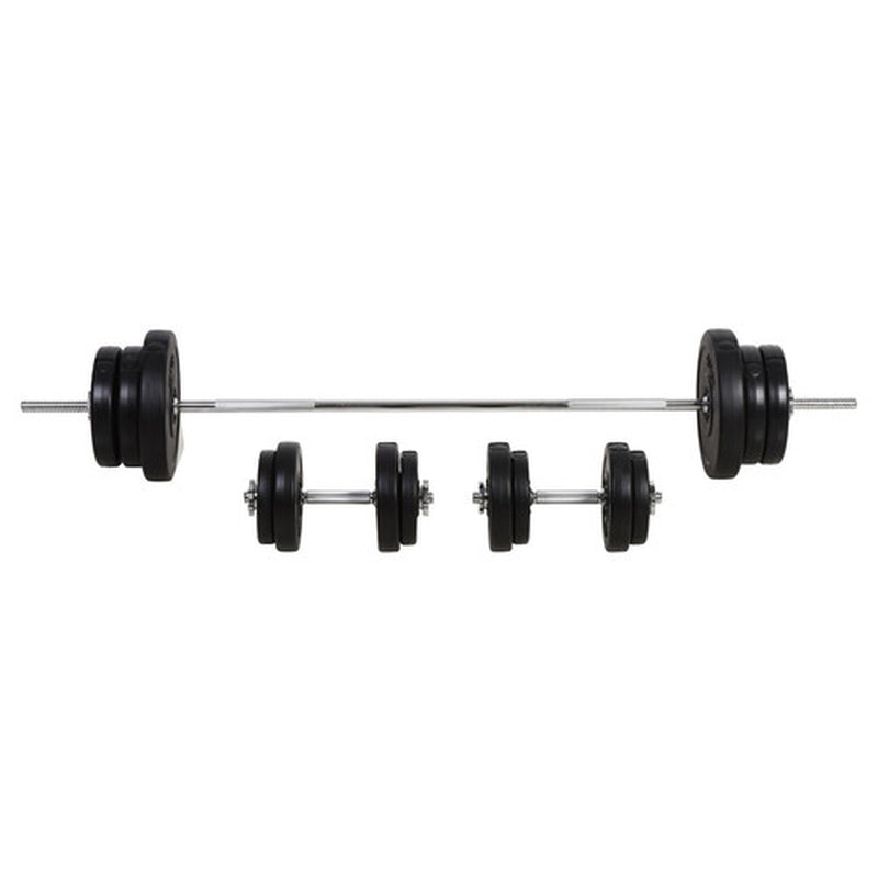 65Kg Adjustable Dumbbell and Barbell Weights Set for Home Gym